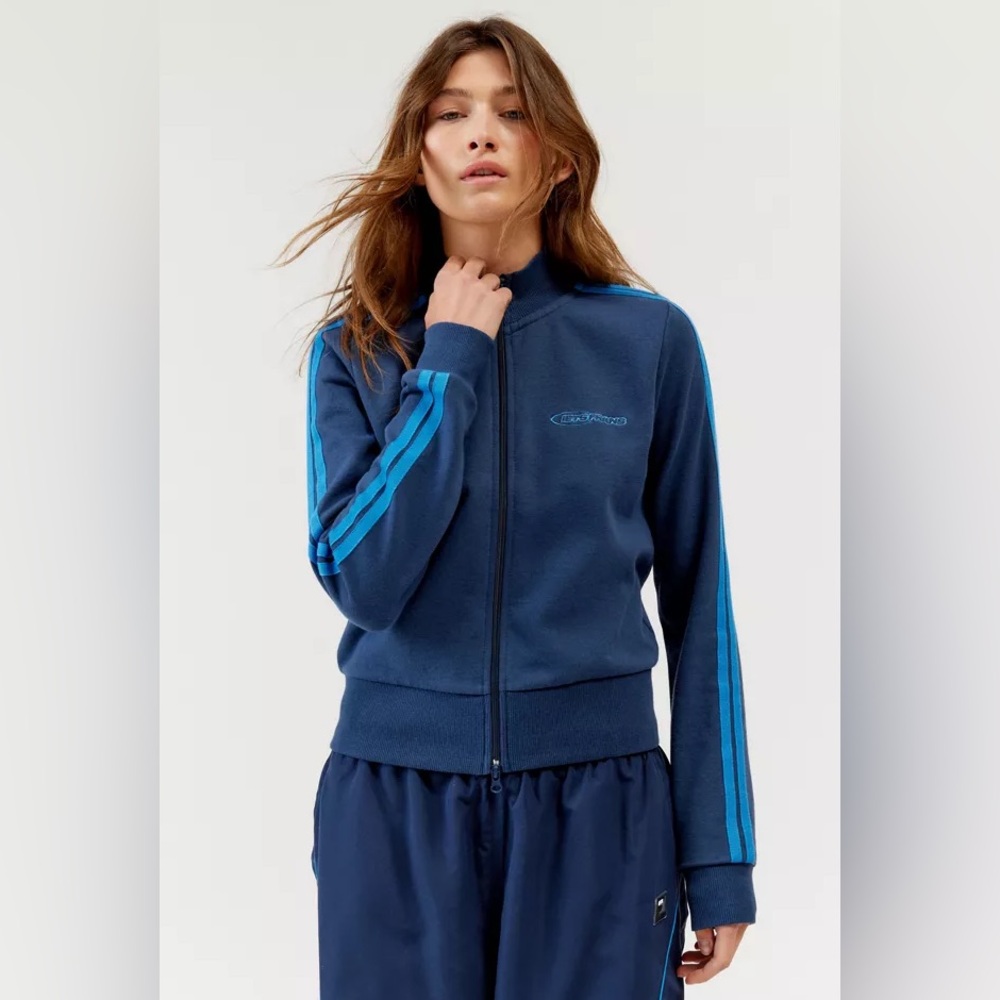 Blue Varsity Jacket urban outfitters